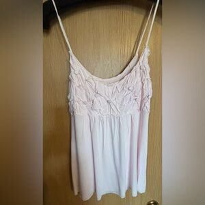 Bailey 44 flowy spaghetti strap flower detailed tank. Size Medium